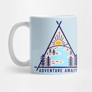 adventure awaits Mug